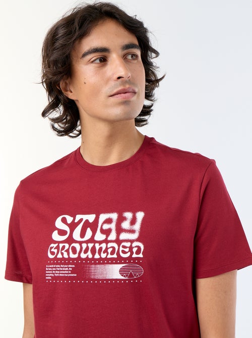 T-shirt a maniche corte stampata - Kiabi