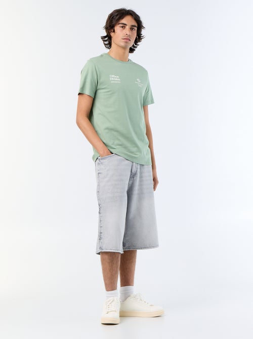 T-shirt a maniche corte stampata - Kiabi