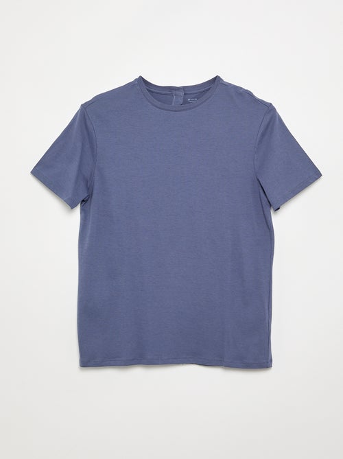 T-shirt a maniche corte tinta unita - collezione facile da indossare - Kiabi