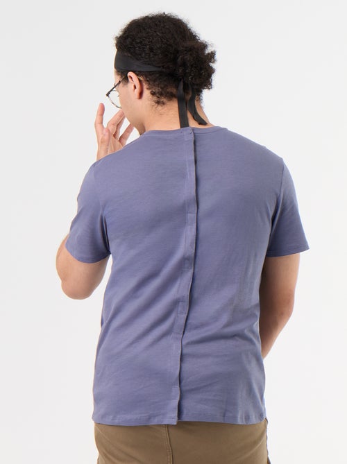 T-shirt a maniche corte tinta unita - collezione facile da indossare - Kiabi