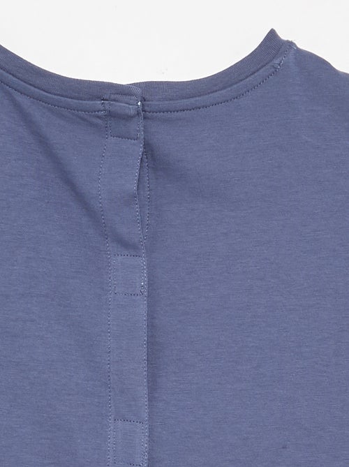 T-shirt a maniche corte tinta unita - collezione facile da indossare - Kiabi
