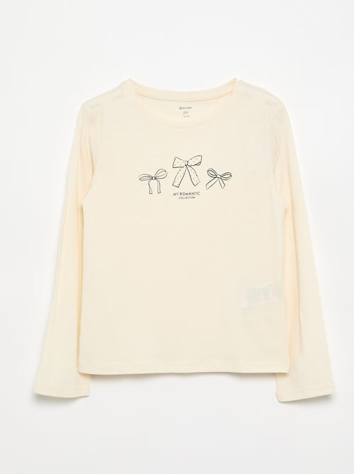 T-shirt a maniche lunghe - Kiabi