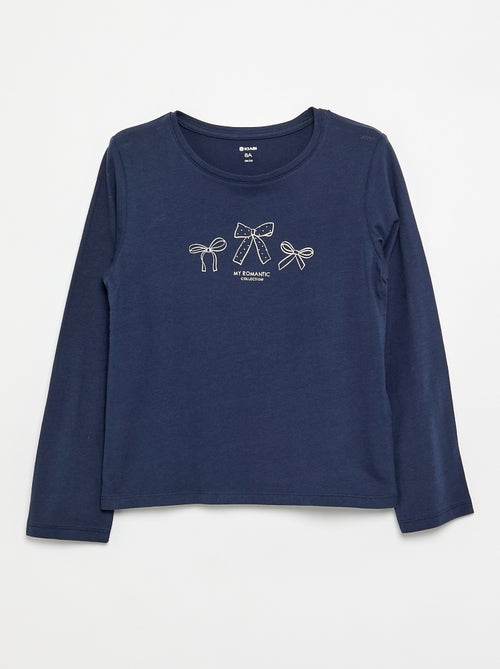 T-shirt a maniche lunghe - Kiabi