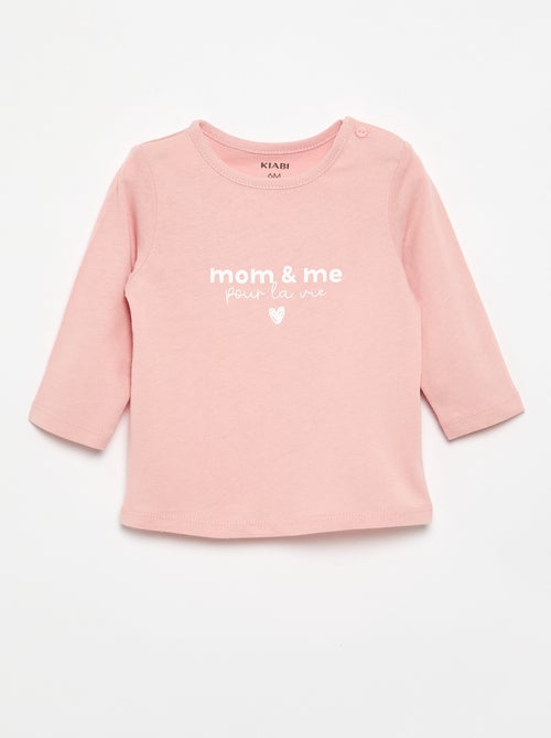 T-shirt a maniche lunghe con stampa - Kiabi