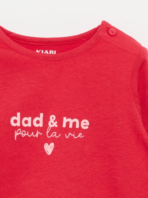 T-shirt a maniche lunghe con stampa - Kiabi