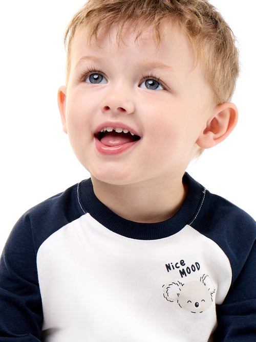 T-shirt a maniche lunghe raglan - Kiabi