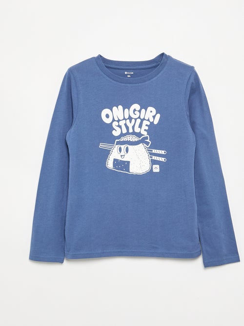 T-shirt a maniche lunghe stampata - Kiabi