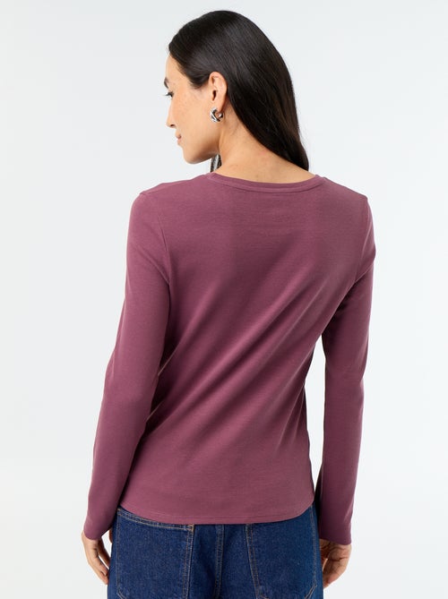 T-shirt a maniche lunghe - Kiabi T-shirt a maniche lunghe - Kiabi