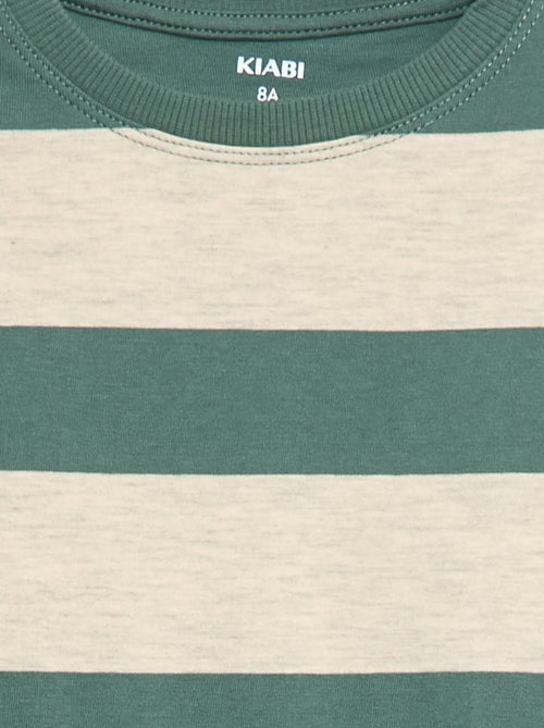 T-shirt à rayures - Kiabi