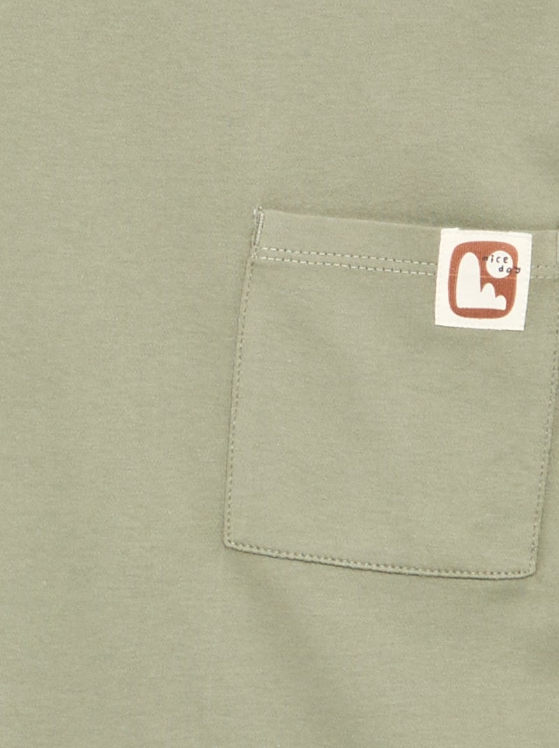 T-shirt a righe - collezione facile da indossare Verde - Kiabi