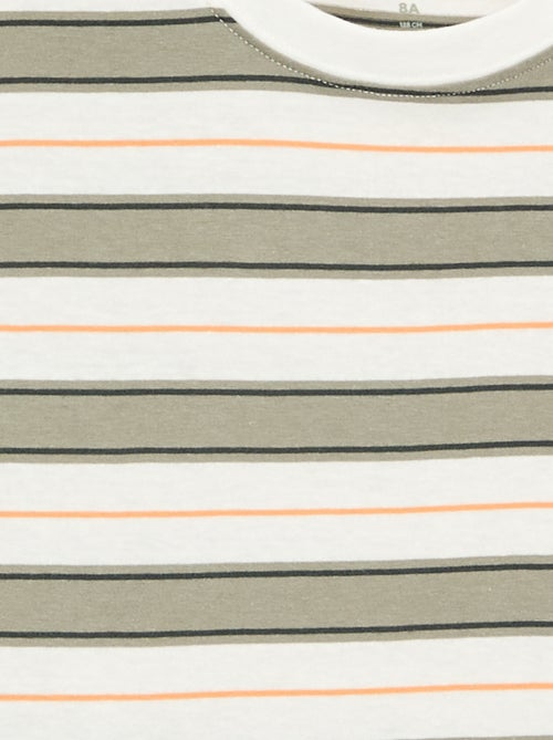 T-shirt a righe a maniche corte - Kiabi