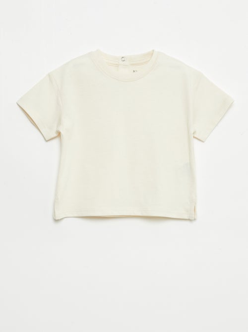 T-shirt a tinta unita senza maniche - Kiabi
