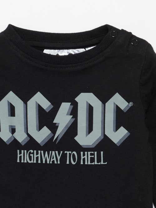 T-shirt 'AC/DC' à manches longues - Kiabi