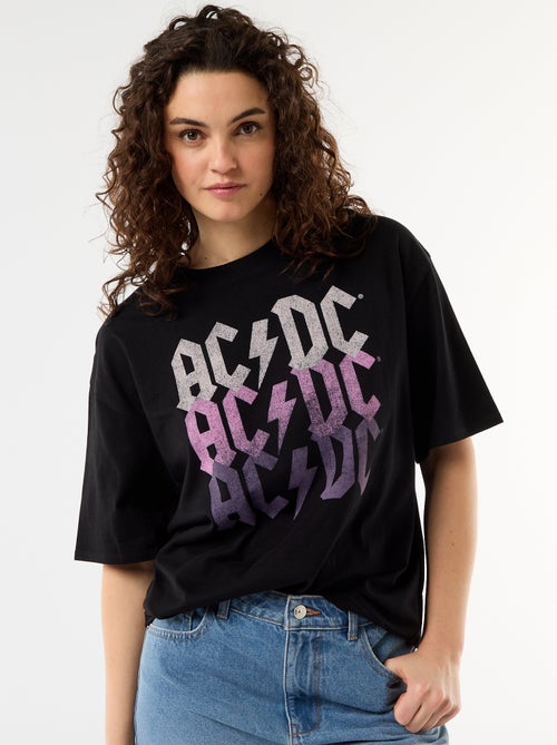 T-Shirt 'AC/DC' mit kurzen Ärmeln - Kiabi
