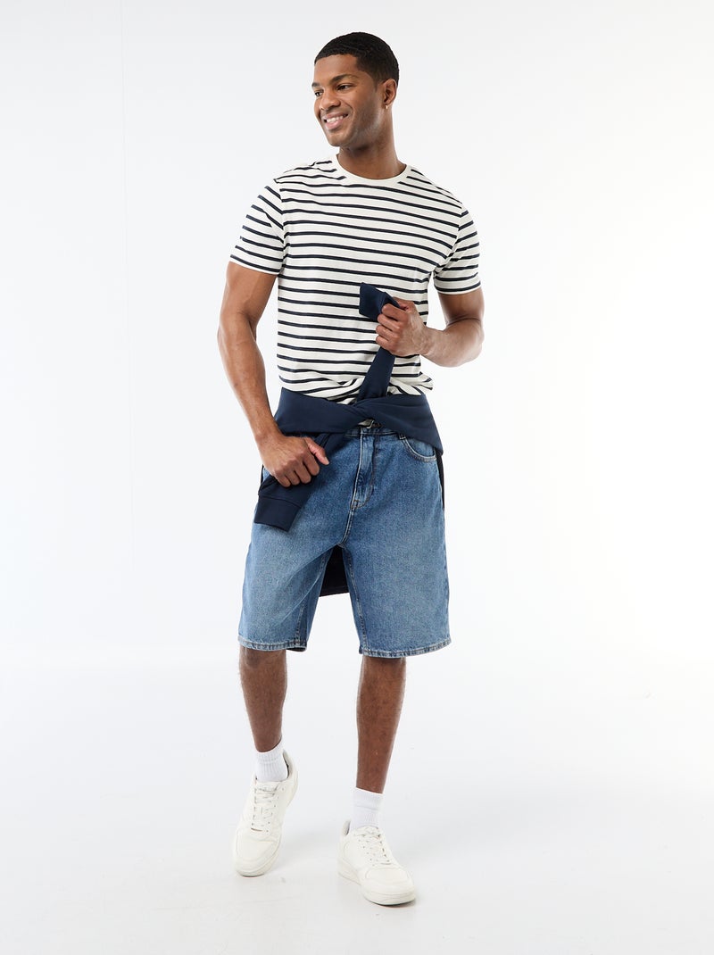 T-shirt alla marinara Bianco - Kiabi