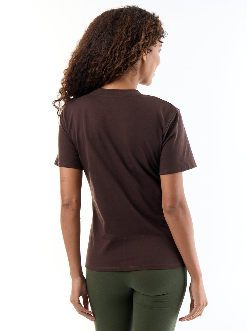 T-shirt allattamento Marrone - Kiabi