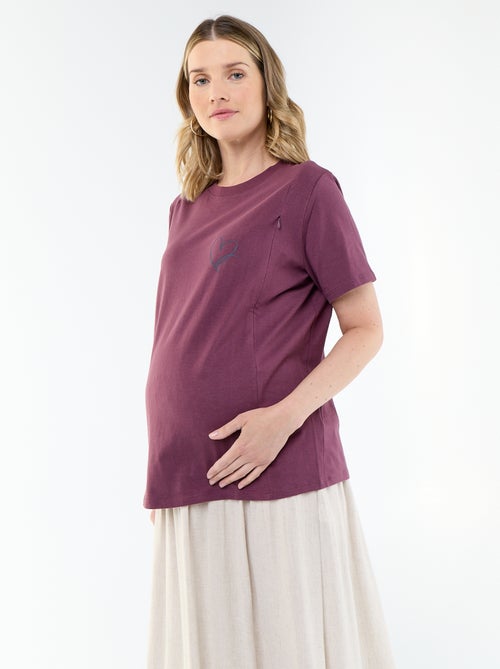 T-shirt allattamento stampato - Kiabi T-shirt allattamento stampato - Kiabi