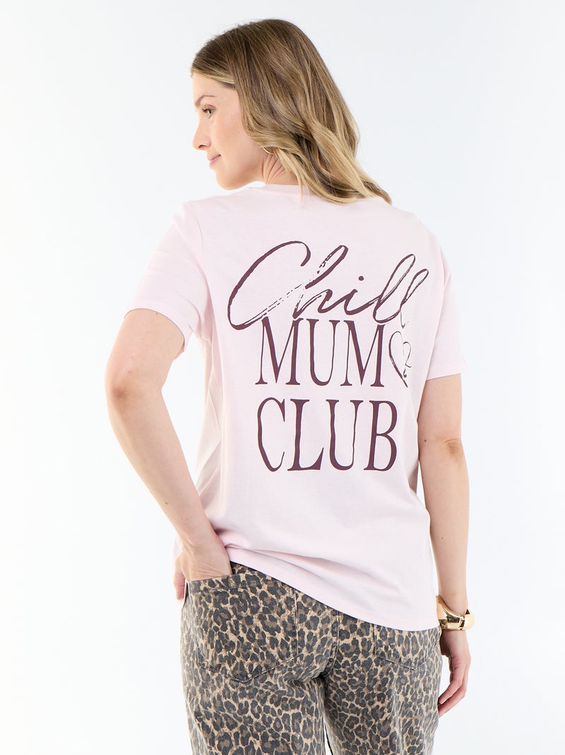 T-shirt allattamento stampato Rosa - Kiabi