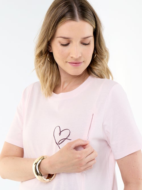 T-shirt allattamento stampato - Kiabi T-shirt allattamento stampato - Kiabi