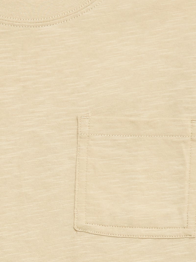 T-shirt ampia Beige - Kiabi