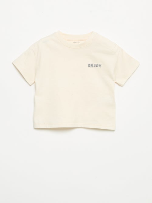 T-shirt and Jogging Bottoms Set - Kiabi
