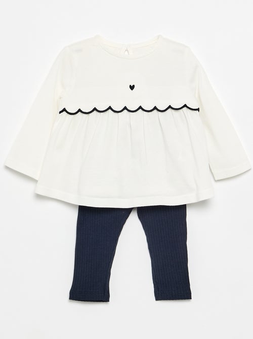 T-shirt and Leggings Set - Kiabi