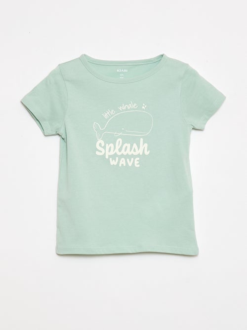 T-shirt and Shorts Pajama Set - 2 Pieces - Kiabi