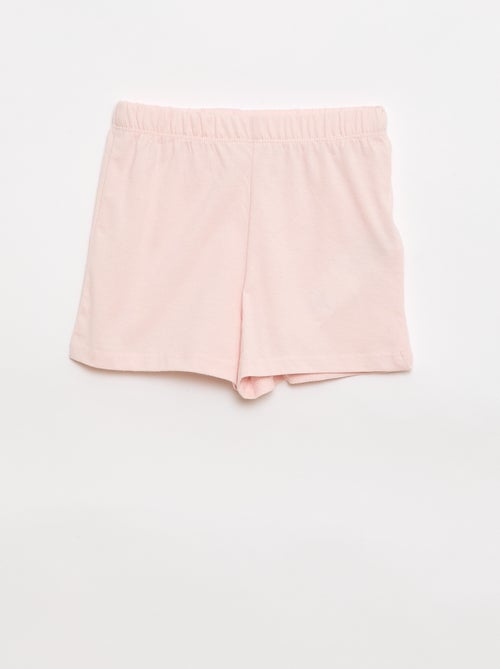 T-shirt and Shorts Pajama Set - 2 Pieces - Kiabi