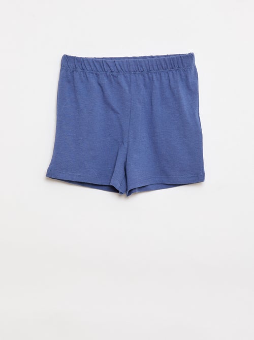 T-shirt and Shorts Pajama Set - 2 Pieces - Kiabi