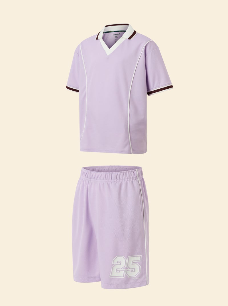 T-shirt and shorts sports set - (ekstract) Purple - Kiabi