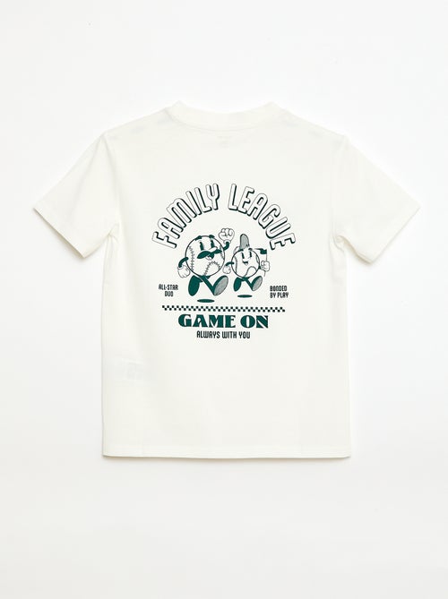 T-shirt animé fête des pères - Kiabi
