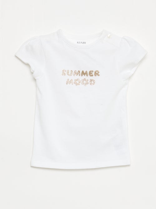T-Shirt aus Jersey mit kurzen Ärmeln - Kiabi