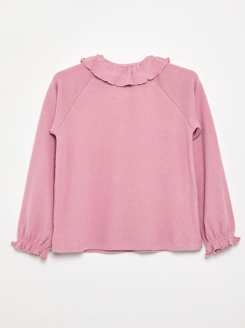 T-Shirt aus Kuschelstrick – Kollektion "einfach anzuziehen" - Kiabi
