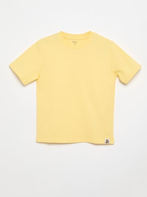 T-Shirt aus Waffelstrick - Kiabi