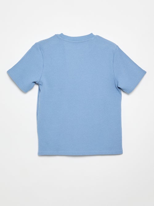 T-Shirt aus Waffelstrick - Kiabi