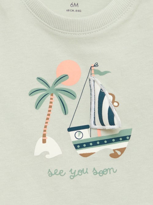 T-shirt avec imprimé animé - Kiabi