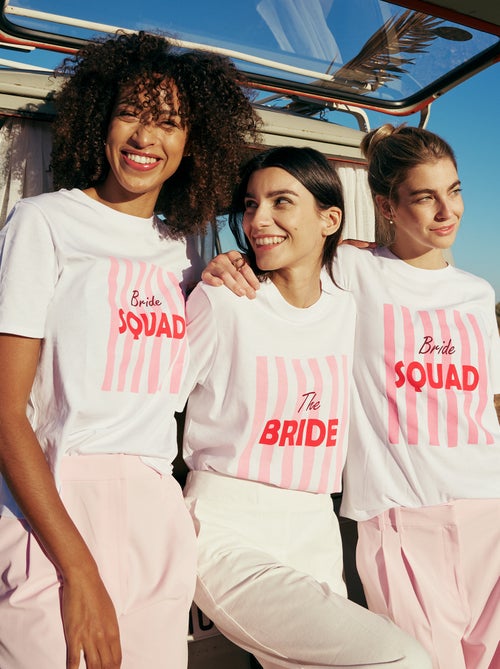 T-shirt avec message EVJF - Kiabi