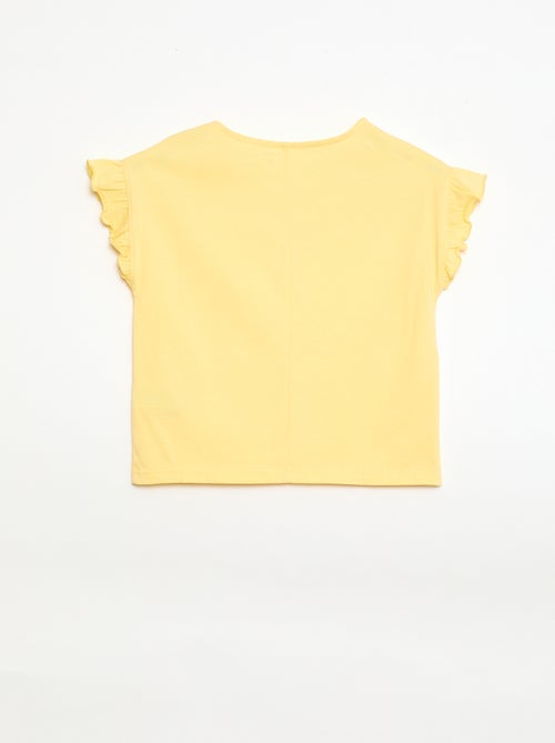 T-shirt avec nœuds fantaisies - Kiabi