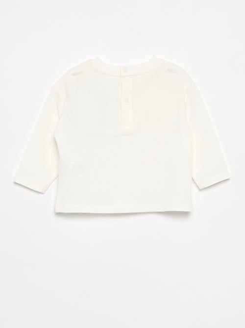 T-shirt avec patch 'cœur' à la poitrine - Kiabi