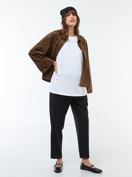 T-shirt basic allattamento maniche corte - Kiabi T-shirt basic allattamento maniche corte - Kiabi