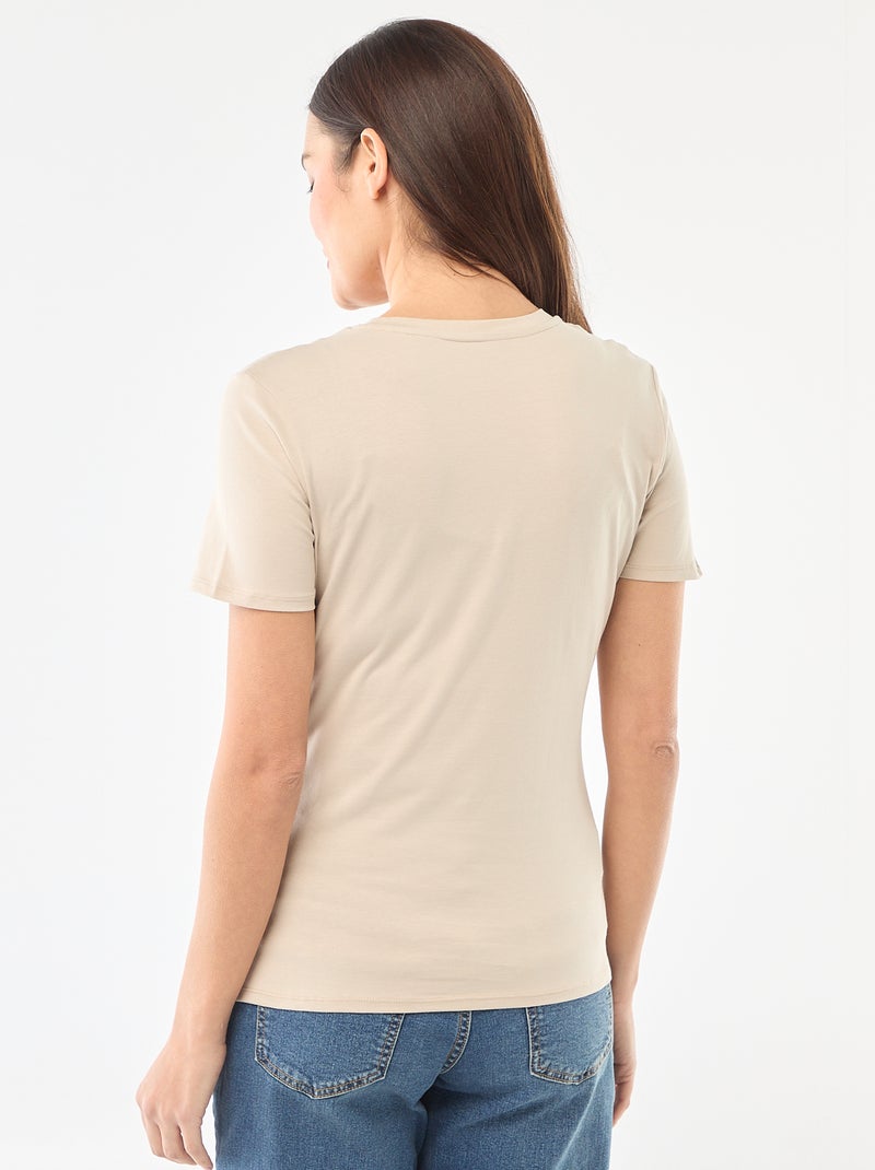 T-shirt basico per allattamento Grigio - Kiabi