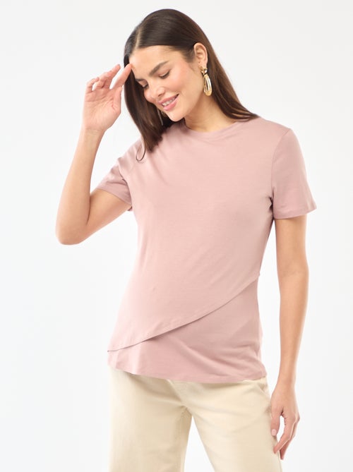 T-shirt basico per allattamento - Kiabi