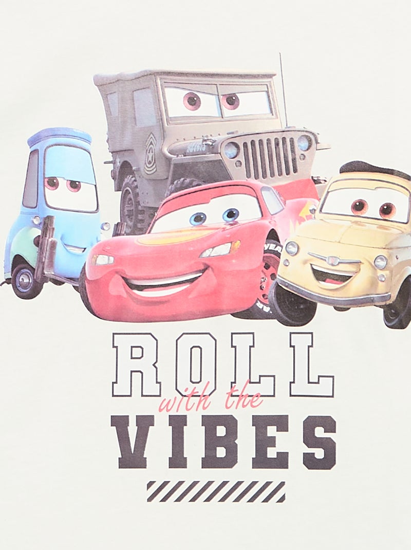 T-shirt 'Cars' 'Disney' 'Pixar' Bianco - Kiabi