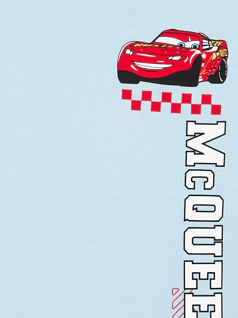 T-Shirt "Cars" "Disney" "Pixar" Blau - Kiabi