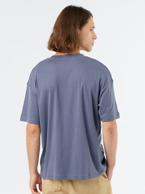 T-shirt col rond en coton - Kiabi T-shirt col rond en coton - Kiabi