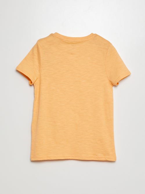 T-shirt col tunisien manches courtes - Kiabi