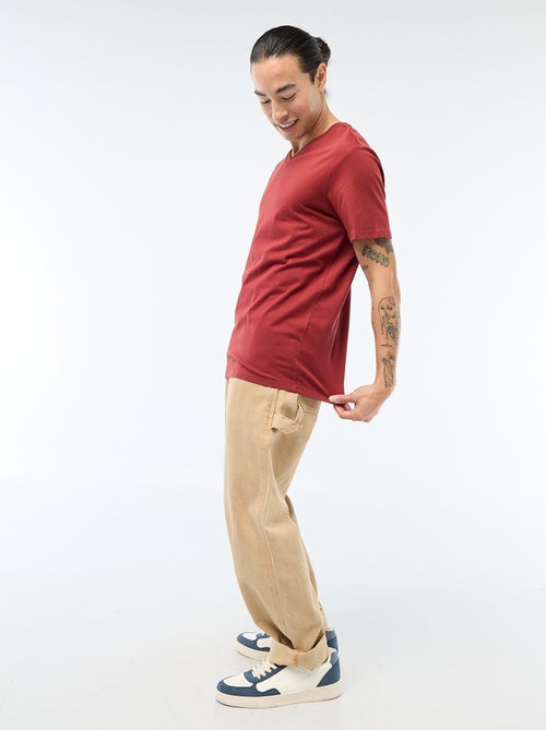 T-shirt col V - Kiabi