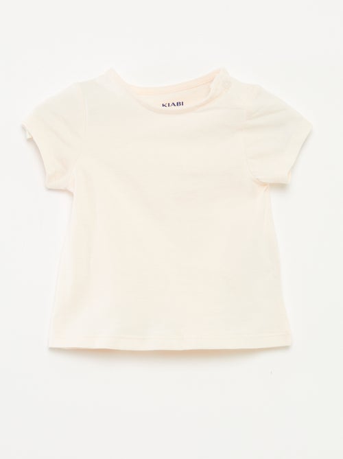 T-shirt + combishort à imprimé fleuri - 2 pièces - Kiabi