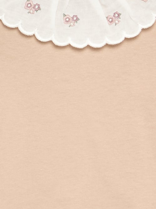T-shirt con colletto Claudine - Kiabi