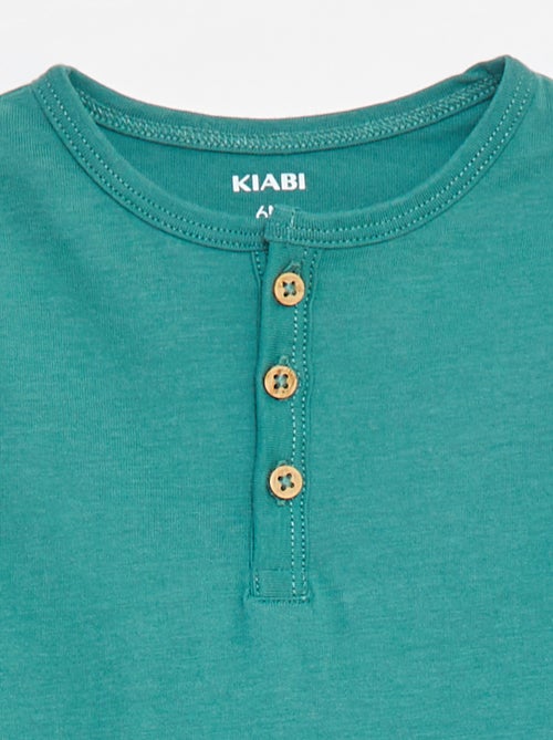 T-shirt con collo serafino - Kiabi